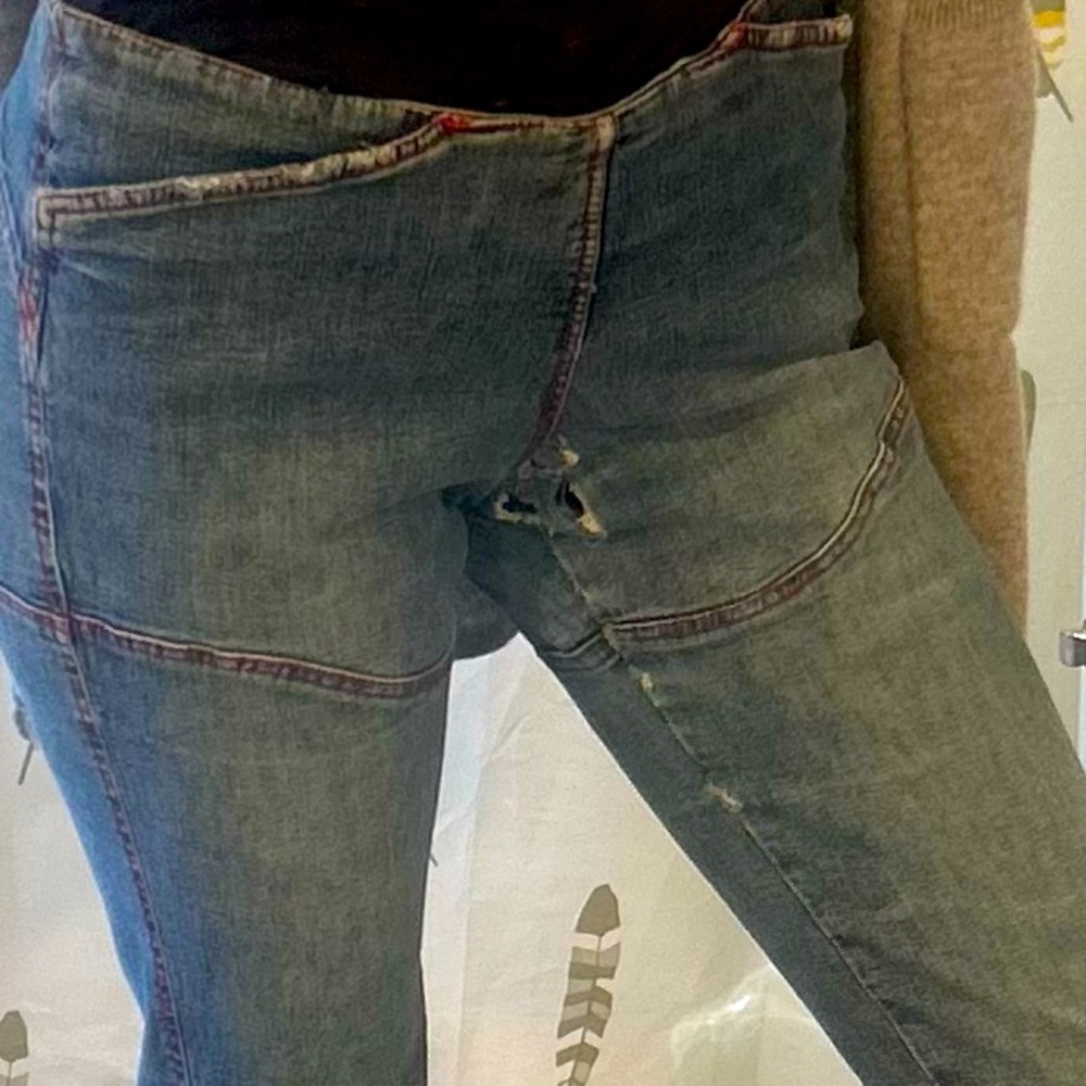 💫Guido Mary Y2K Vintage Women’s Flare Jeans RARE FIND - Picture 6 of 7